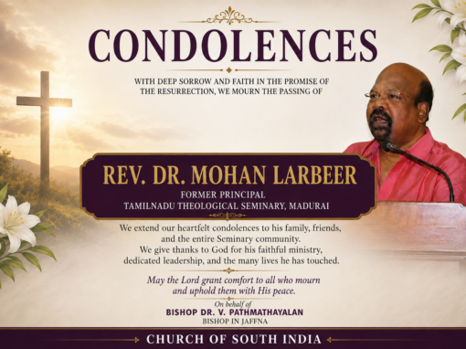 OBITUARY – Rev. Dr. Mohan Larbeer